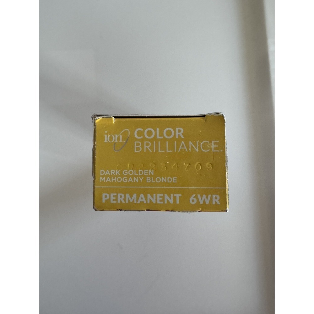 Ion 6WR Dark Golden Mahogany Blonde Permanent Crème Hair Color Full Coverage - Picture 6 of 8